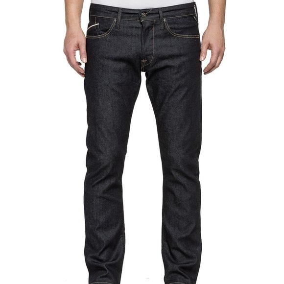 Replay Other - Replay Waitom dark wash mens button fly blue jeans $135 value